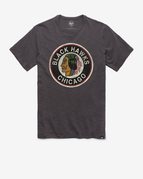 CHICAGO BLACKHAWKS VINTAGE GRIT '47 SCRUM TEE