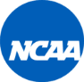 Blue and white NCAA logo inside a circular badge, representing collegiate athletics and university-level sports in the United States.